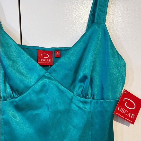 Rare Oscar De La Renta Women's Teal Top - Picture 3 of 5